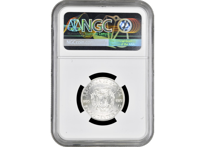 Bolivia 100 pesos 1975, NGC MS63, "150th Anniversary of Independence"