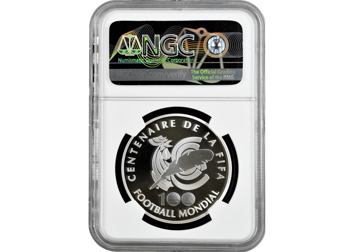 Frankreich 1.5 Euro 2004, NGC PF69 UC, "100 Jahre FIFA" Top Pop Silbermünze