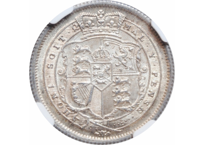 Великобритания 1 шиллинг 1817 г., NGC MS63, "Король Георг III (1760 - 1820)"