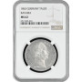 Бавария 1 союзный талер 1863 г., NGC MS62, "Король Людвиг II (1864 - 1886)"