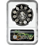 Mexico 5 pesos 2000 Mo, NGC PF69 UC, "Spanish America - Cowboy" silver coin