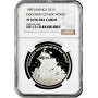 Jamaica 10 dollars 1989, NGC PF69 UC, "Columbus Discovery of the New World"