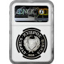 Cyprus 1 pound 1986, NGC PF69 UC, "World Wildlife Fund - Mouflon" silver coin