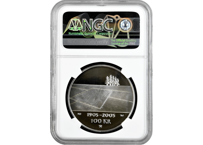 Norway 100 kroner 2003, NGC PF69 UC, "Dissolution of the Union - Agriculture"