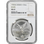 Mexico 1 onza 1996 Mo, NGC MS67, "Silver Bullion Coinage "Libertad"