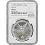 Mexico 1 onza 1997 Mo, NGC MS69, "Silver Bullion Coinage "Libertad"