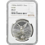 Mexico 1 onza 1998 Mo, NGC MS67, "Silver Bullion Coinage "Libertad"