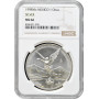Mexico 1 onza 1998 Mo, NGC MS66, "Silver Bullion Coinage "Libertad"