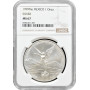 Mexico 1 onza 1999 Mo, NGC MS67, "Silver Bullion Coinage "Libertad"