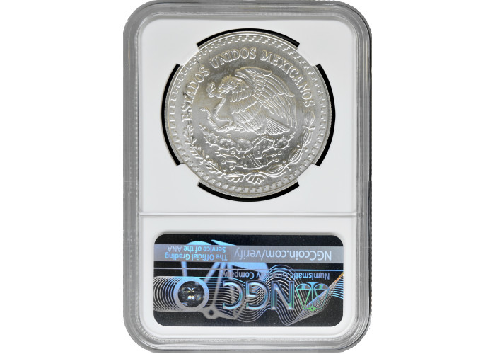 Mexico 1 onza 1999 Mo, NGC MS68, "Silver Bullion Coinage "Libertad"