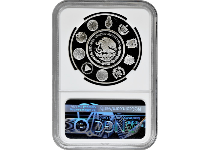 Mexico 5 pesos 2003 Mo, NGC PF68 UC, "Ibero-America - Navigation" silver coin