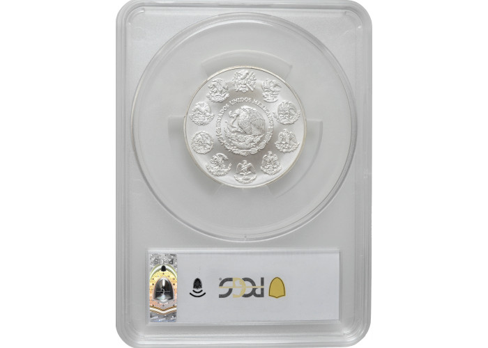 Mexico 2 onza 1996 Mo, PCGS MS67, "Silver Bullion Coinage "Libertad"