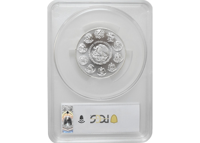 Mexico 2 onza 1998 Mo, PCGS MS67, "Silver Bullion Coinage "Libertad"