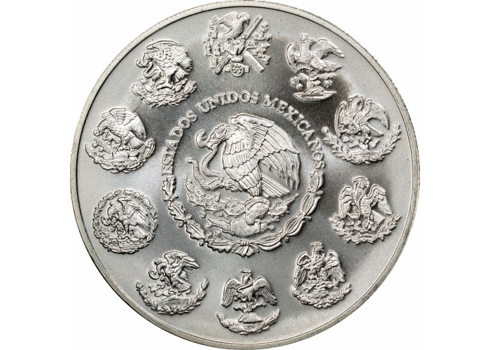 Mexico 2 onza 1998 Mo, PCGS MS67, "Silver Bullion Coinage "Libertad"