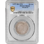 Denmark 1 krone 1875 CS, PCGS MS63, "King Christian IX (1873 - 1906)" silver