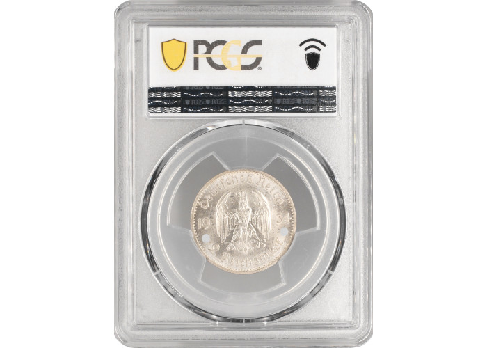 Germany - Third Reich 2 reichsmark 1934 A, PCGS MS62, "Potsdam Garrison Church"