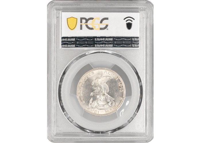 Prussia 2 mark 1913 A, PCGS MS63, "Napoleon Defeat" silver coin