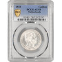 Netherlands 1 gulden 1858, PCGS AU58, "King William III (1849 - 1890)"