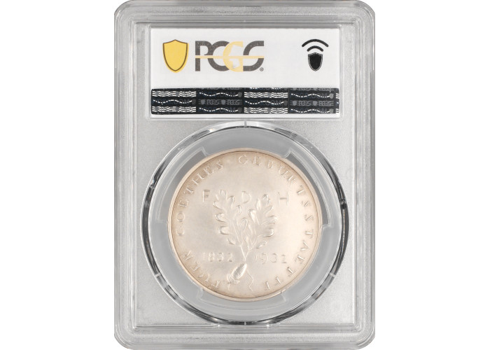 Weimar Republic silver medal 1932, PCGS SP62, "Johann Wolfgang von Goethe"