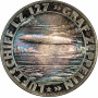 Weimar Republic silver medal 1928, PSGS SP63, "Zeppelin World Tour" KAISER-493