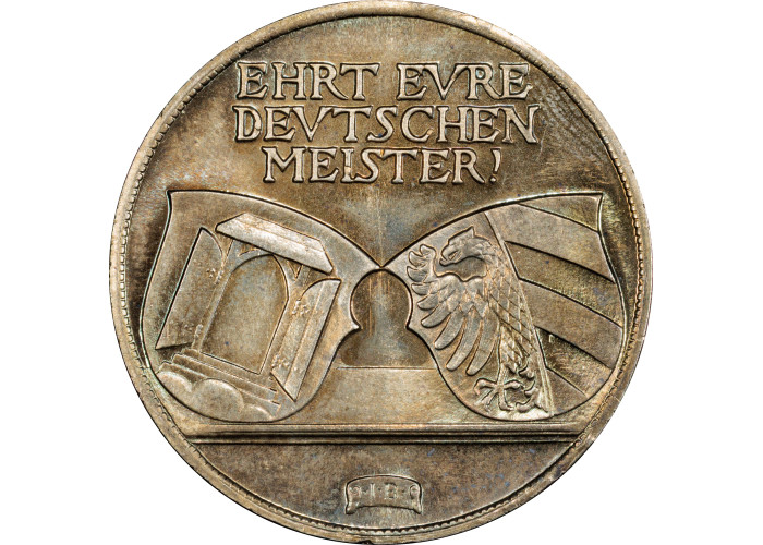 Weimar Republic silver medal 1928, PSGS SP66, "Albrecht Durer" Top Pop