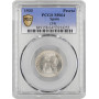 Spain 1 peseta 1933 (34), PCGS MS64, "Second Republic (1931 - 1939)" silver coin