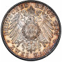 Saxony 2 mark 1905 E, PCGS MS63, "King Friedrich August III (1904 - 1918)"