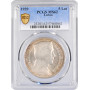 Latvia 5 lati 1929, PCGS MS62, "First Republic (1922 - 1940)" silver coin