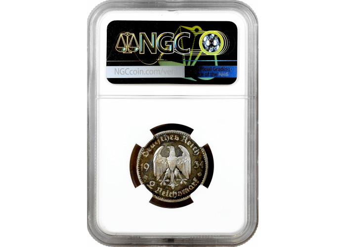 Germany 2 reichsmark 1934 A, NGC PF66 CAM, "Potsdam Garrison Church" Top Pop 1/0