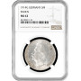 Baden 3 mark 1914 G, NGC MS63, "Grand Duke Friedrich II (1907 - 1918)"