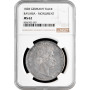 Bavaria 1 thaler 1828, NGC MS62, "Constitution Momument Dedication" silver coin