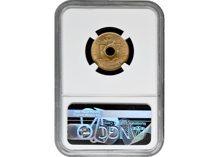French Equatorial Africa 10 centimes 1943, NGC NS64, "French colony (1942-1958)"