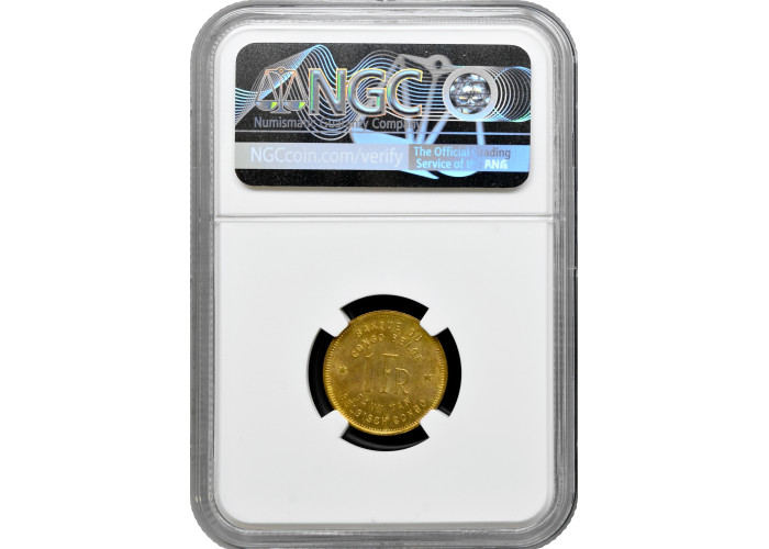 Belgian Congo 1 franc 1946, NGC MS63, "Belgian colony (1909 - 1949)"