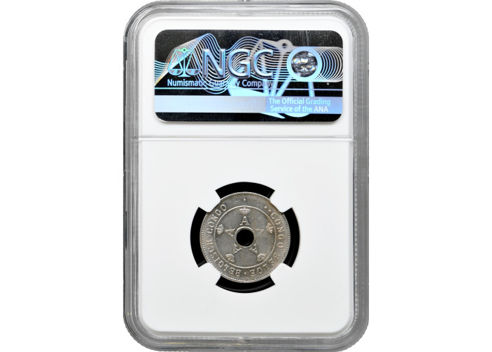 Belgian Congo 10 centimes 1928/5, NGC MS63, "Belgian colony (1909 - 1949)"