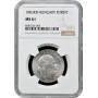 Ungarn 1 Forint 1883 KB, NGC MS61, "Kaizer Franz Joseph I (1848 - 1916)"