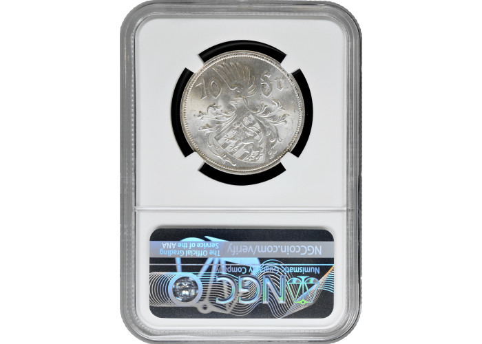 Luxemburg 10 Franken 1929, NGC MS63, "Großherzogin Charlotte (1918 - 1964)"