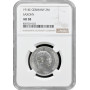 Saxony 2 mark 1914 E, NGC AU58, "King Friedrich August III (1904 - 1918)"