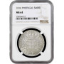 Португалия 400 рейсов 1816 г., NGC MS64, "Принц-регент Жуан VI (1799 - 1816)"