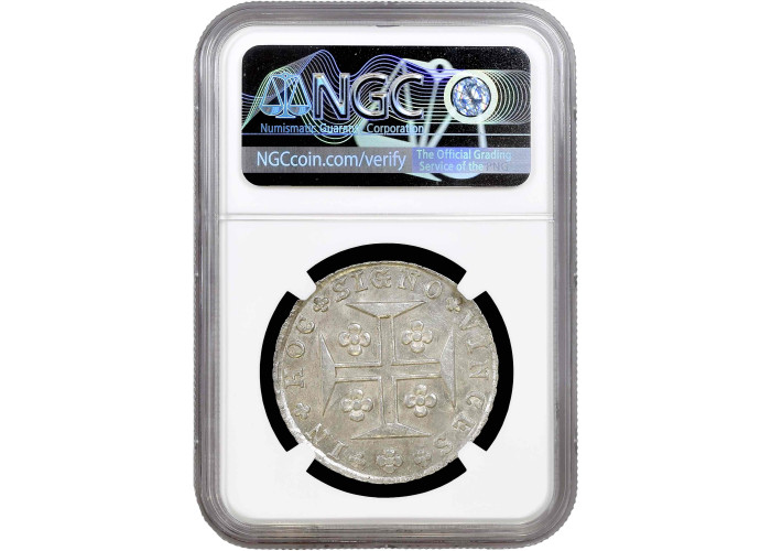 Португалия 400 рейсов 1816 г., NGC MS64, "Принц-регент Жуан VI (1799 - 1816)"