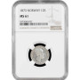 Norway 12 skilling 1873, NGC MS61, "King Oscar II (1872 - 1905)"