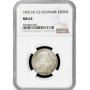 Denmark 1 krone 1892 CS, NGC MS63, "King Christian IX (1873 - 1906)"