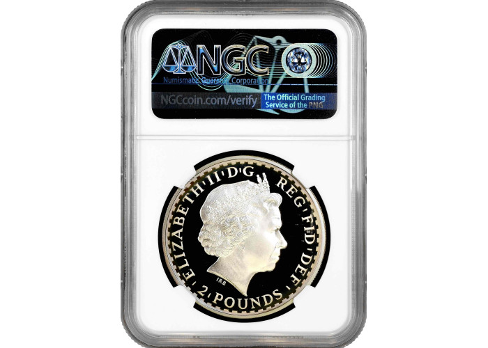 Grossbritannien 2 Pfund 2004, NGC PF69 UC, "Stehende Britannia"