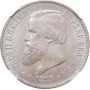 Brasilien 2000 Reis 1889, NGC MS63, "Kaiser Peter II (1831 - 1889)"