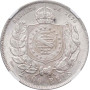 Brasilien 2000 Reis 1889, NGC MS63, "Kaiser Peter II (1831 - 1889)"