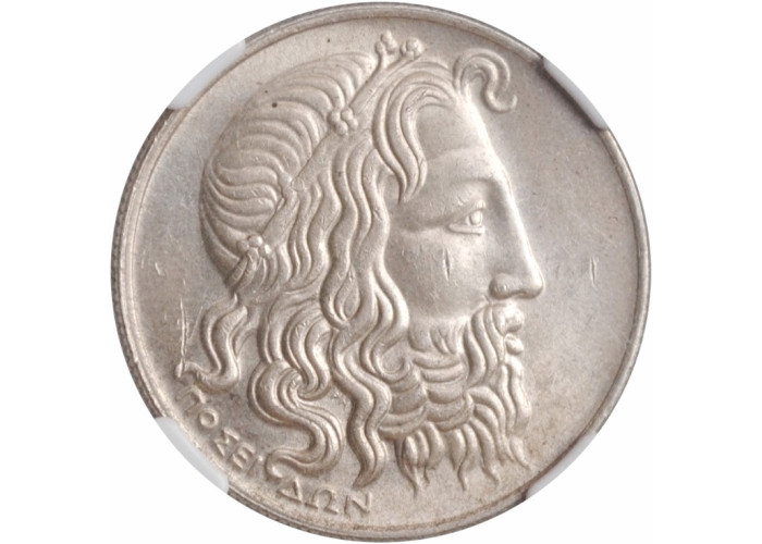 Греция 20 драхм 1930 г., NGC MS62, "Вторая Республика (1924 - 1935)"