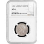 Norway 1 krone 1892, NGC MS61, "King Oscar II (1874 - 1906)"
