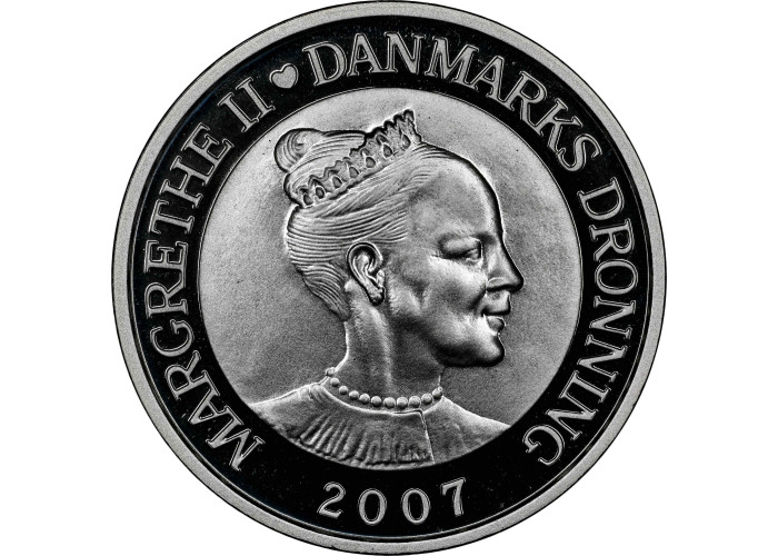 Denmark 10 kroner 2007, NGC MS69, "Fairy tale - Nightingale" Top Pop