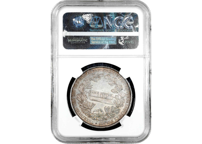 Саксония 1 талер 1831 г. S, NGC MS62, "Новая Конституция"