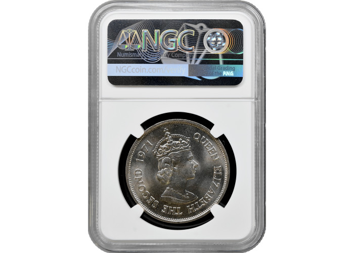 Mauritius 10 rupees 1971, NGC MS66, "Mauritius Independence"