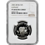 Liberia 5 dollars 2000, NGC PF68 UC, "Wildlife - Endangered Elephant" Top Pop